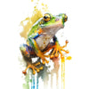 Fröhlicher Frosch