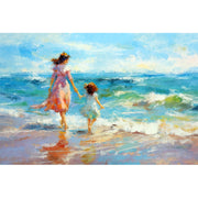 On the beach