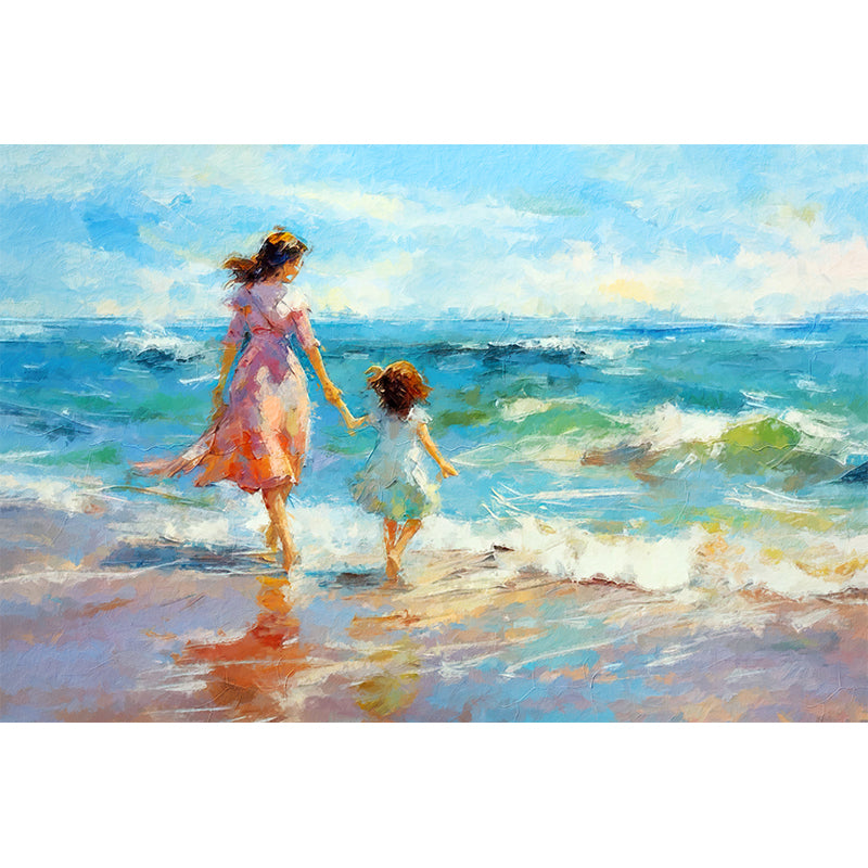 On the beach