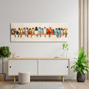 A Perch of Birds (vintage)