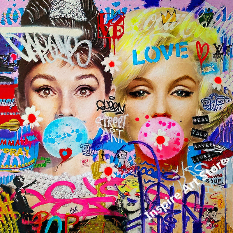 Marilyn en Audrey