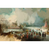 Skating on the Frozen Amstel River - Adam van Breen
