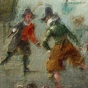 Skating on the Frozen Amstel River - Adam van Breen