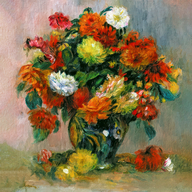 Blumen in einer Vase – Pierre-Auguste Renoir