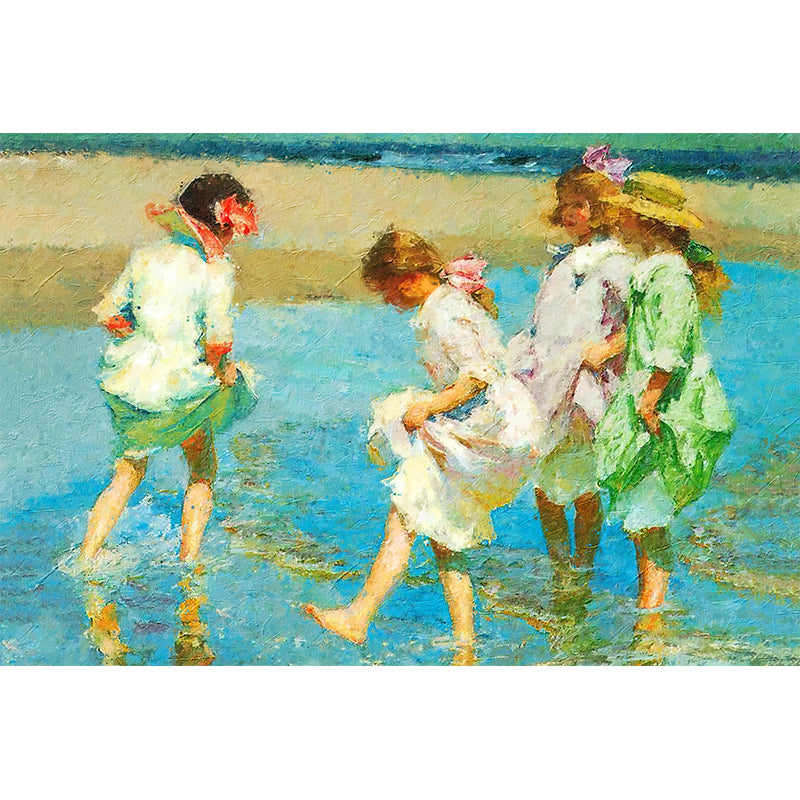 Meisjes op het strand - Edward Henry Potthast