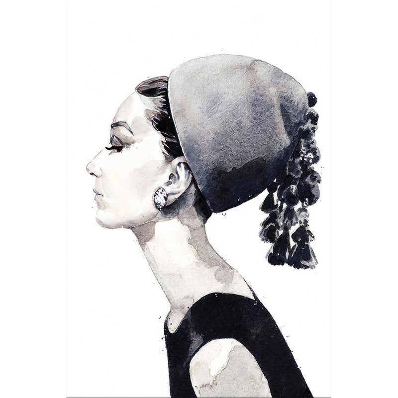 Audrey Hepburn schwarz-weiß