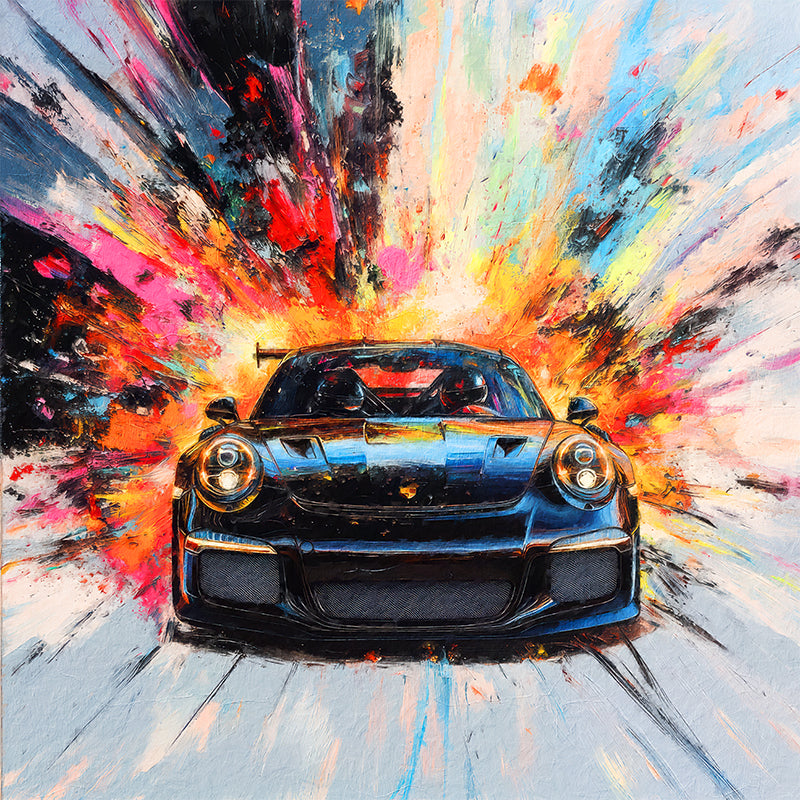 Schwarzer Porsche GT3 RS