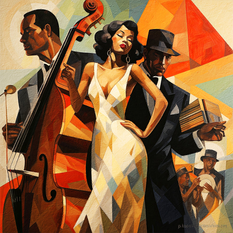 Jazz-Gemälde