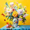 Blumen im authentischen Stil