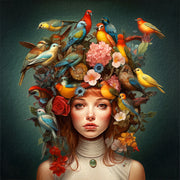 Vrouw Met Vogels II