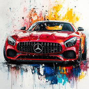 Rode Mercedes-AMG GT