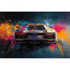 Lamborghini Aventador schilderij