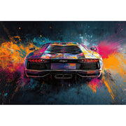 Lamborghini Aventador schilderij