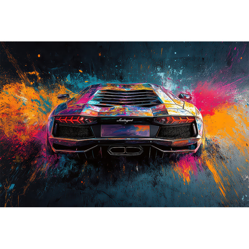Lamborghini Aventador schilderij