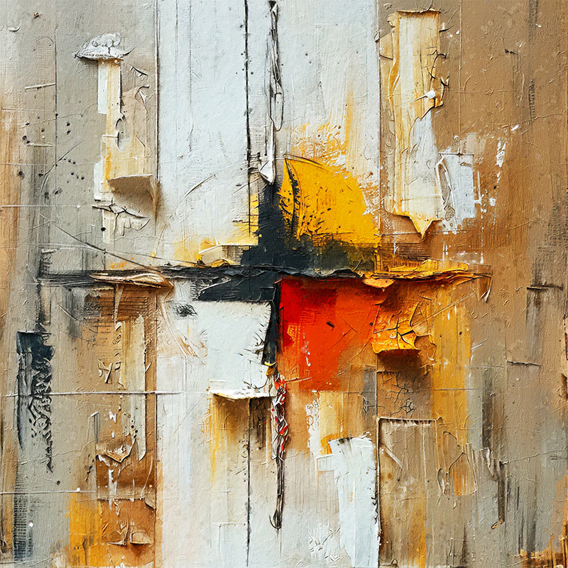 Schilderij met abstract
