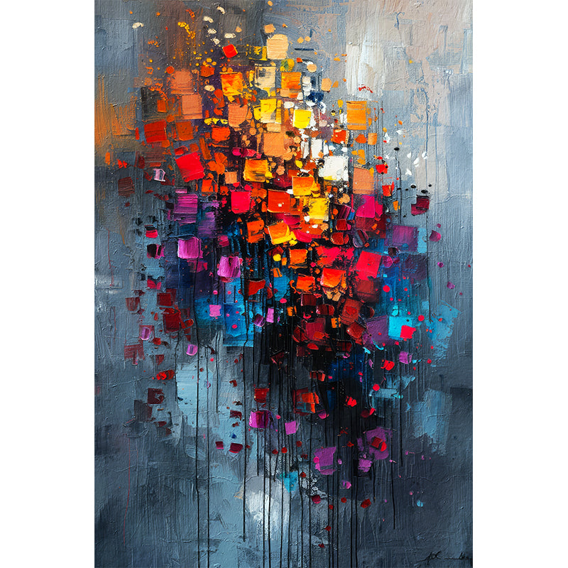Abstrakt gefärbte Quadrate II