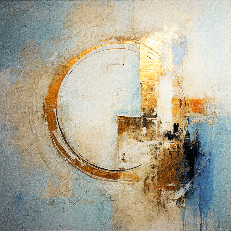 Abstract Circle Gold