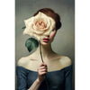 Die Frau mit der Blume