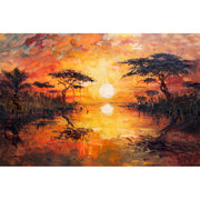 Safari bei Sonnenuntergang