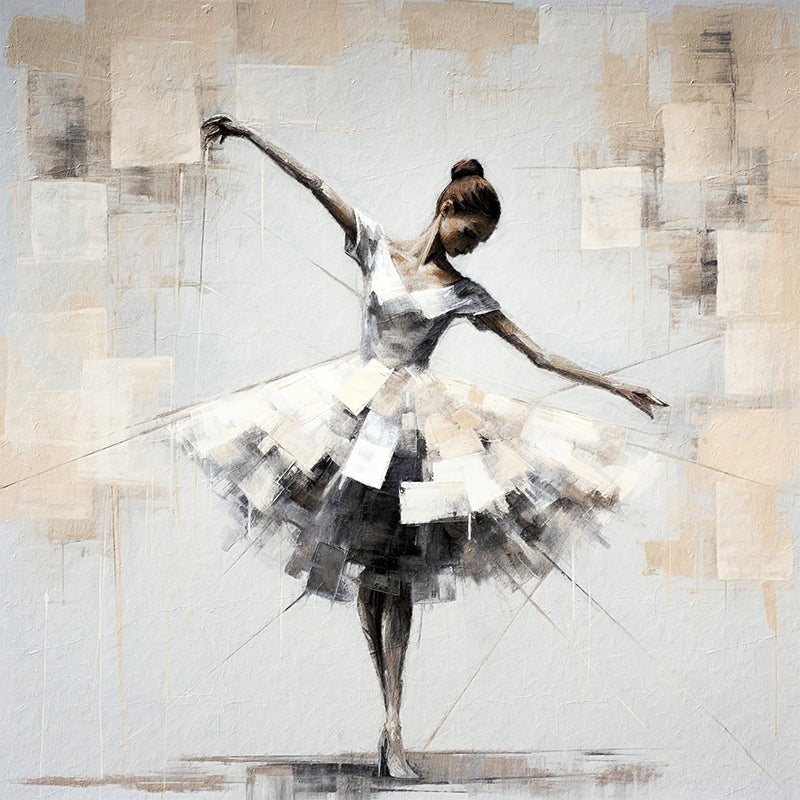 De draaiende danseres