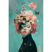 Frau mit Blumen V