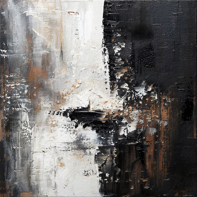 Abstract zwart wit