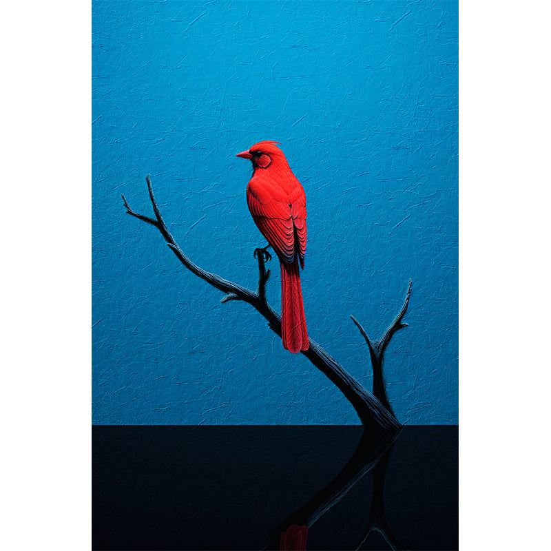 Vogel auf Ast