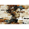 Frau in Mixed Media