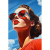 Frau mit Sonnenbrille