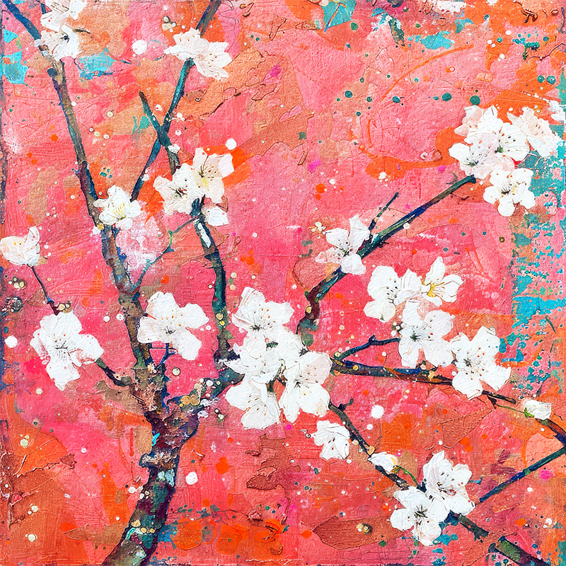 Mandelblüte tiefrosa