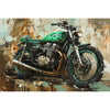 Gemälde Kawasaki-Motorrad