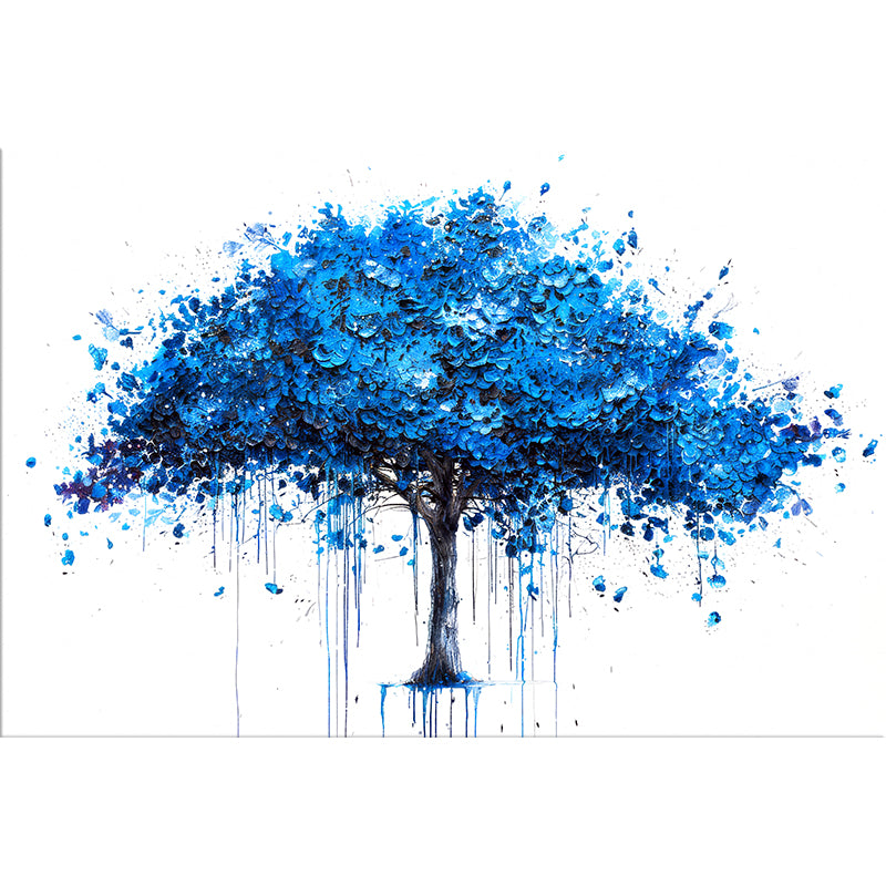 Gemälde blauer Baum