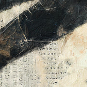Vrouw met Hoed – Collage Kunst