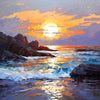Sonnenuntergangsgemälde
