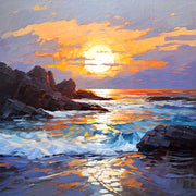 Sonnenuntergangsgemälde