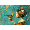 Frau mit Vogel VIII