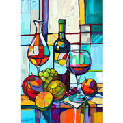 Wanddekoration für den Wein