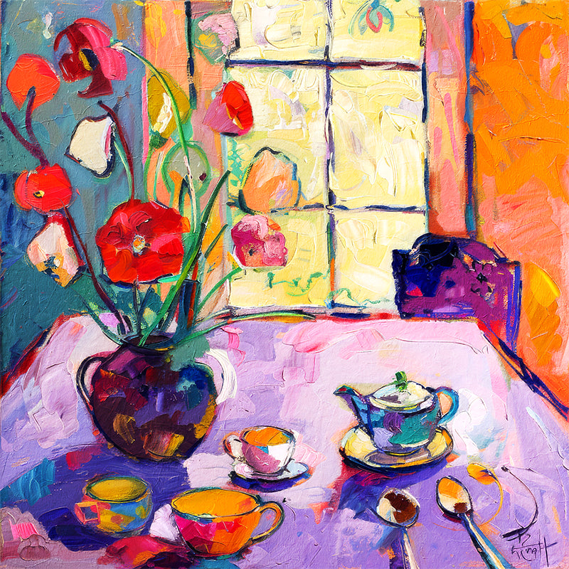 Blumendesign-Gemälde II