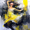 Vrouw in abstract