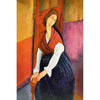 Jeanne Hebuterne in Red Shawl - Amedeo Modigliani