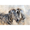 Gemälde Zwei Zebras