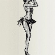 Schilderij dame