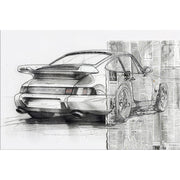 Schilderij Porsche 911