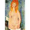 Stehender weiblicher Akt mit rotem Haar – Amedeo Modigliani
