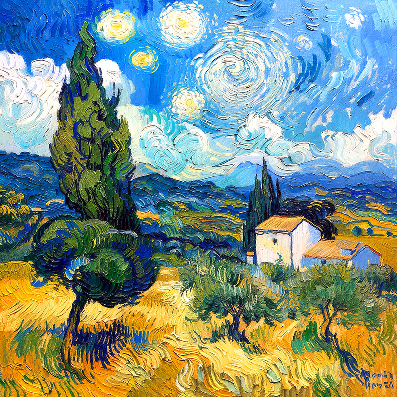 Landschap bij van Gogh