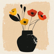 Gemäldeillustrationen Vase