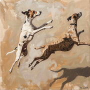 Spielende Hunde Art