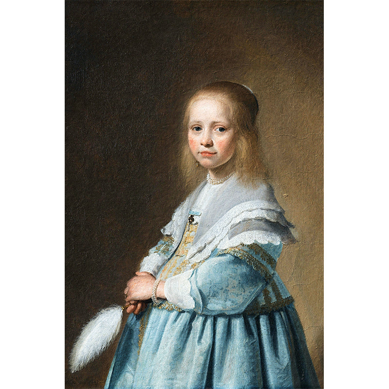 Porträt eines Mädchens in Blau