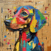 Hund Pop-Art-Gemälde