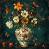 Groot vaas met bloemen
